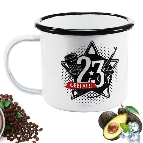 Metal Coffee Mug for Outdoor/Travel 350 ml