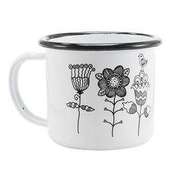 Metal Coffee Mug printed Animal Plant 350 ml