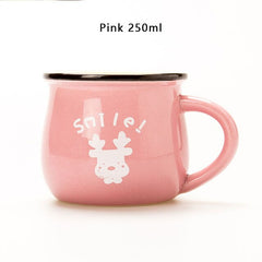 Retro Ceramic Cup wih Spoon-Cover 250-350ML